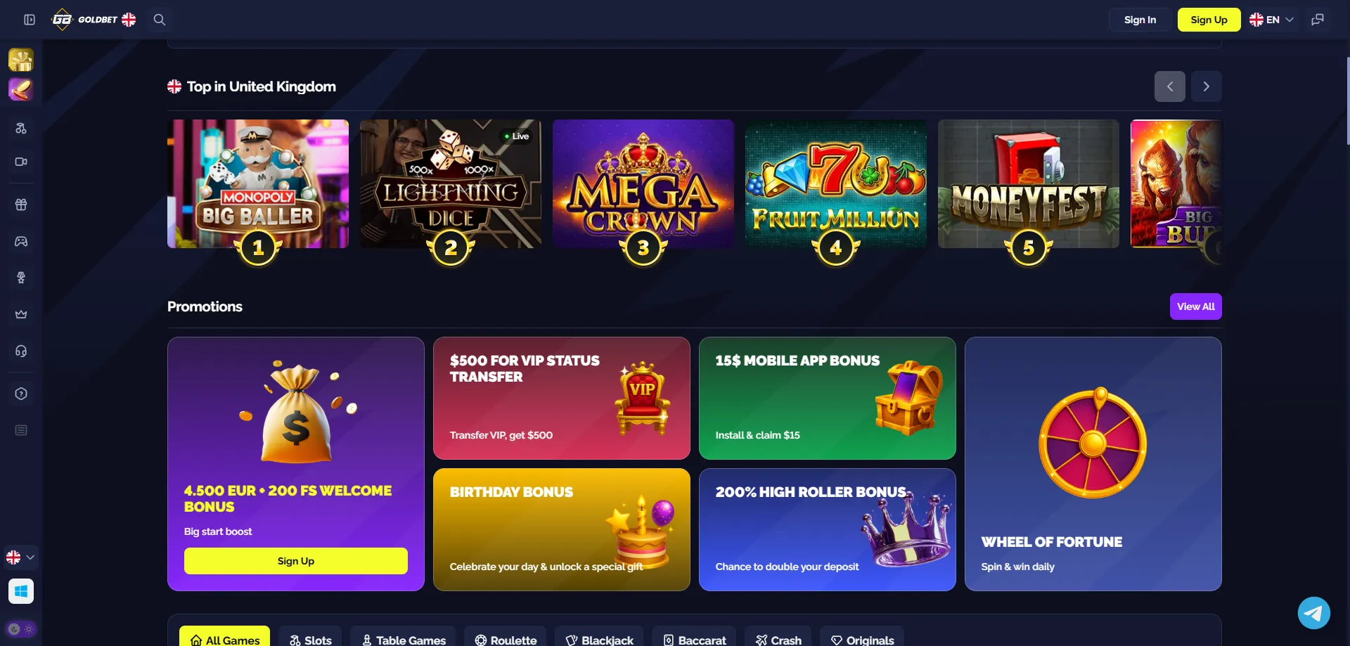 مراجعة Goldbet Casino في تونس 2026 — بونص وترخيص